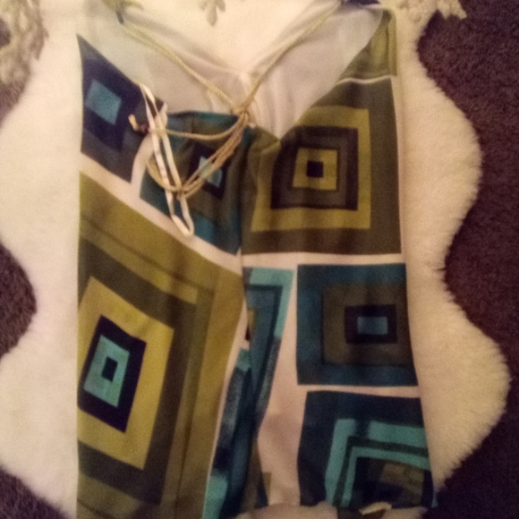 Women's New York & Company rope halter geometric design sz M - Picture 3 of 6